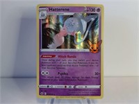 Pokemon Card Rare Hatterene Holo Stamped