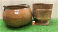 COPPER LARE COOK POT & PLANTER