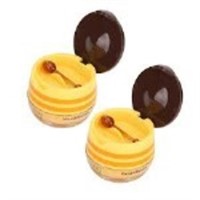 Honey Lip Balm, Beeswax Exfoliate 2pcs Lip Bee