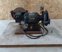 Mastercraft wet and dry grinder bench mount