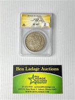 1878 7TF Morgan Dollar VAM-163 ANACS EF45