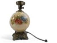 Vintage Victorian Hand Painted Table Lamp