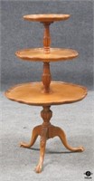 Tiered Pie Crust Tea Table