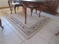 Area Carpet in Dining Room