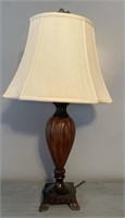 Brown Metal Table Lamp