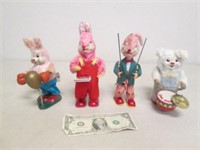 Vintage Windup Toy Lot - Most Appear Responsive