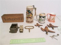 Vintage Collectibles - Steins, Lakeshire Cheese