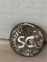 RARE ANCIENT ROMAN COIN MARKED SC/SENATUS