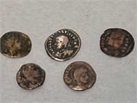 ANCIENT BRONZE ROMAN COINS 2000 YEARS OLD