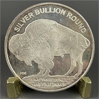 One Troy Ounce Indian Head .999 Silver Round