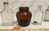 Edison Battery Oil, Hinds Honey & Almond Bottles