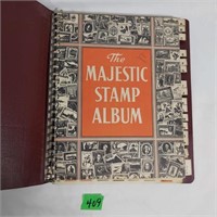 Majestic stamp album Lots of stamps