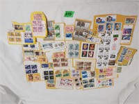 Box of Canadian stamps, Blocks & Singles (Used)