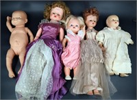 Vintage Dolls w Composite, Newborn Realistic, Tall
