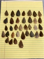 Collection of 35 Arrow Heads