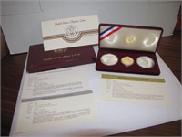 1983-1984 Olympic 3-Coin Set $10 Dollar Gold