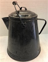 Spackleware coffee pot