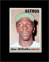 1970 Topps High #672 Leon Mcfadden VG to VG-EX+