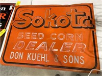 Sokota Seed Corn Sign
