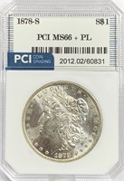 1878-S Morgan Silver Dollar MS-66 + PL