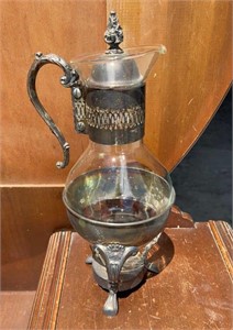 Vintage coffee carafe and warmer