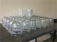 38 Libbey Dimple Stein Glasses