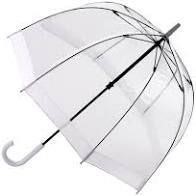 Fulton white Birdcage umbrella