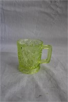 Depression glass daisy and button 3" glass