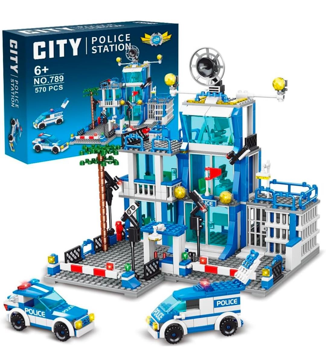 ($91) MindBox City Police Station Building Sets