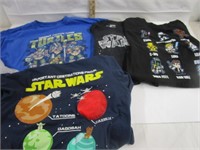 STAR WARS & TEENAGE MUTANT TURTLES SHIRTS