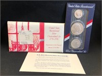 1976 Silver 3 Coin Mint Set