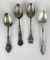 Sterling Silver Souvenir Spoons