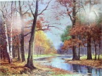 Robert Wood "Autumn Glade" 20X25