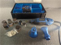 Mastercraft Deluxe Rotary Tool Set in Plastic