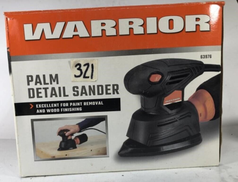 Warrior Palm Sander-Works