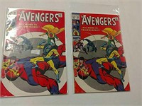 2 The Avengers #59 comics.