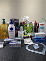 Soaps, Cleaners, toothpaste and more items