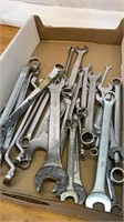 Large group of wrenches