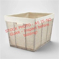Bright room Twisted Rope Laundry Basket,Rods