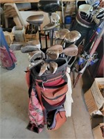 Golf Bag w/LOTS of Clubs