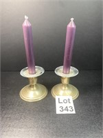 International Sterling Candle Holders