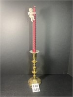 Brass Long Stemmed Candle Holder