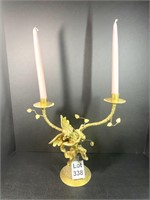 Golden Cherub Candleholder