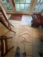 Three small rugs