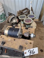 TIN CABINET /STARTER/PIPE VICE & MORE