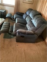 Approximately 8 foot double recliner couch Bring