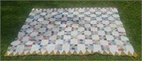 Handmade Patchwork Quilt Topper 75inx100in
