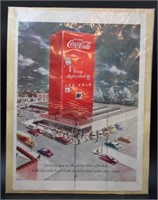 1949 ORIGINAL COCA COLA ADVERTISEMENT POSTER