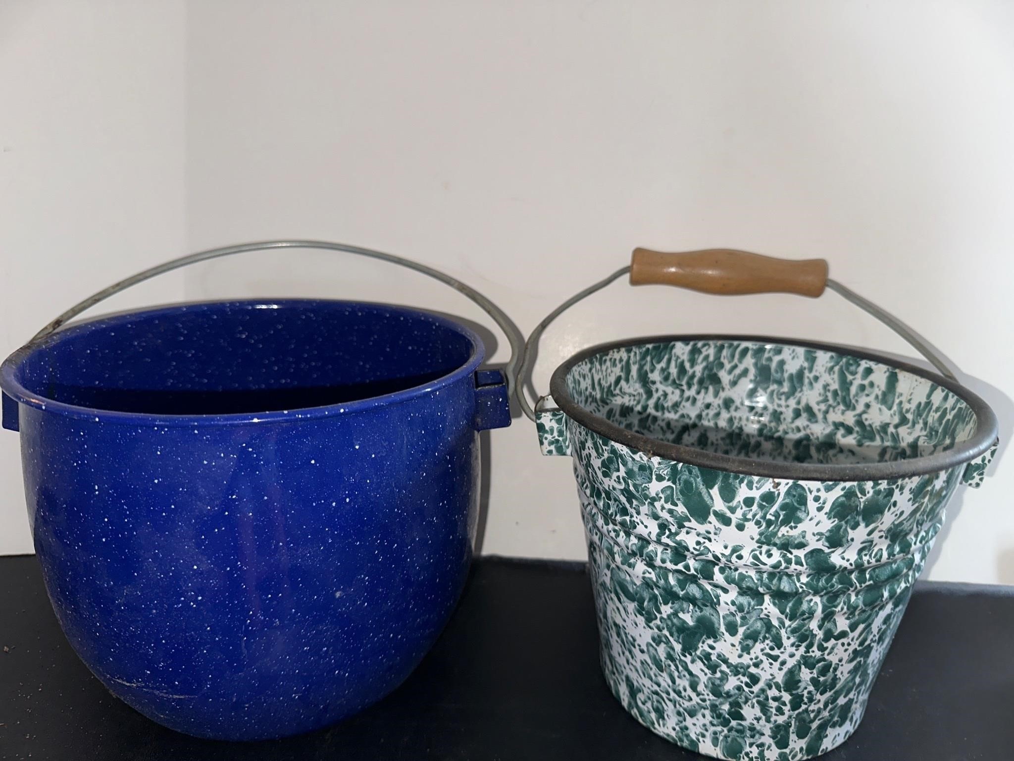 Enameled buckets