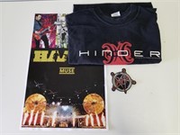 Hinder Concert Shirt XL, Harp Muse Poster, Slayer